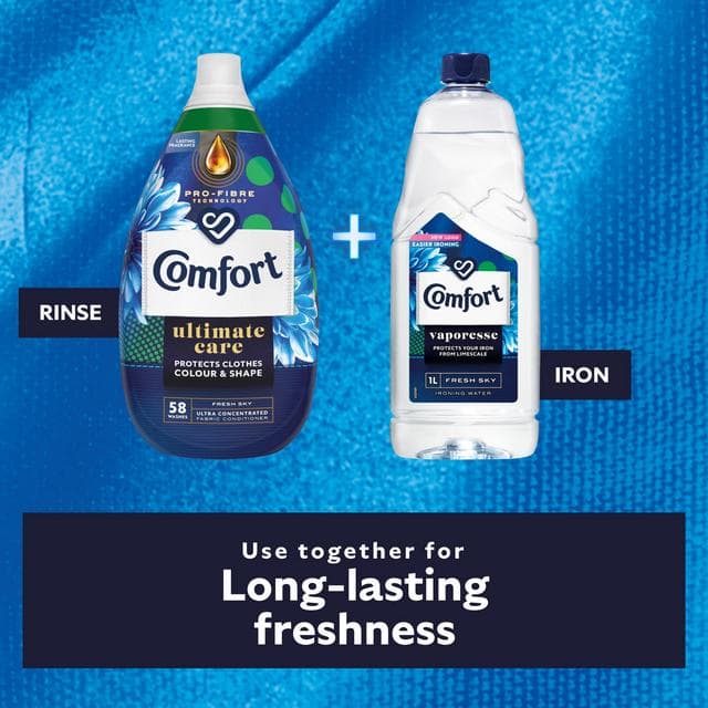Comfort Intense Vaporesse Fresh Sky Ironing Water 1L - gallery image 5