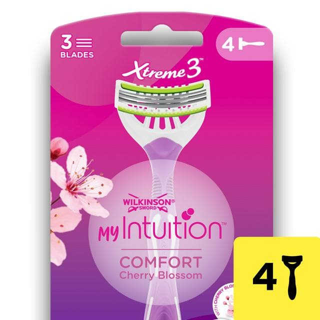 Wilkinson Sword Intuition Xtreme 3 Women's Disposable Razors x4 - gallery image 1