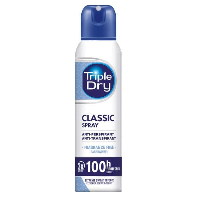 Triple Dry Anti-Perspirant Deodorant, Fragrance Free 150ml - gallery image 1