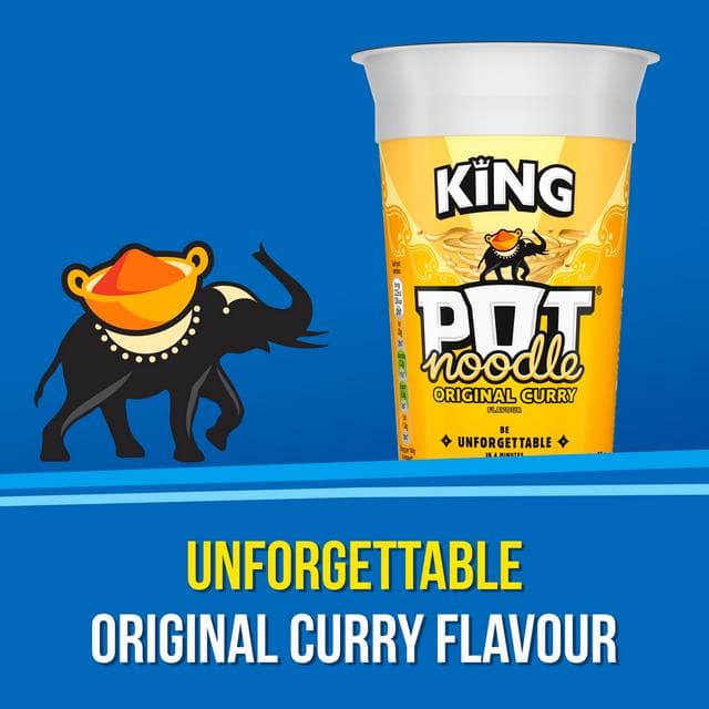 Pot Noodle King Original Curry 114g - gallery image 2