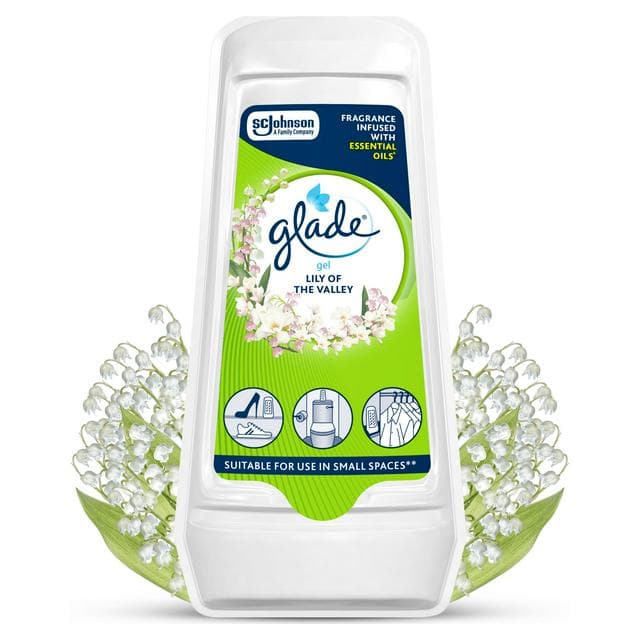 Glade Solid Gel Lily of the Valley Air Freshener 150g - gallery image 1