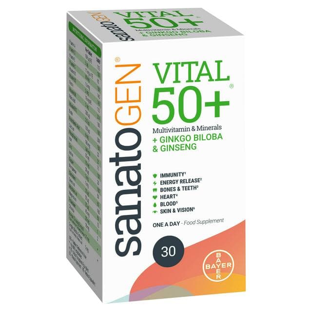 Sanatogen Vital 50+ Multivitamin Tablets x30 - gallery image 1