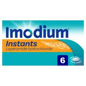 Imodium Instants For On The Go Diarrhoea Relief Tablets x6