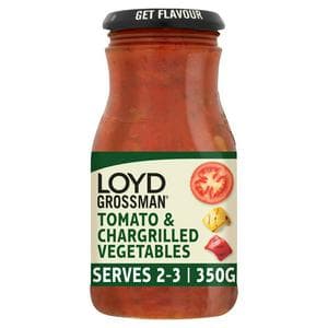 Loyd Grossman Pasta Sauce, Chargrilled Vegetable 350g