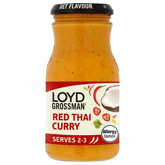 Loyd Grossman Thai Red Curry Sauce 350g - gallery image 1