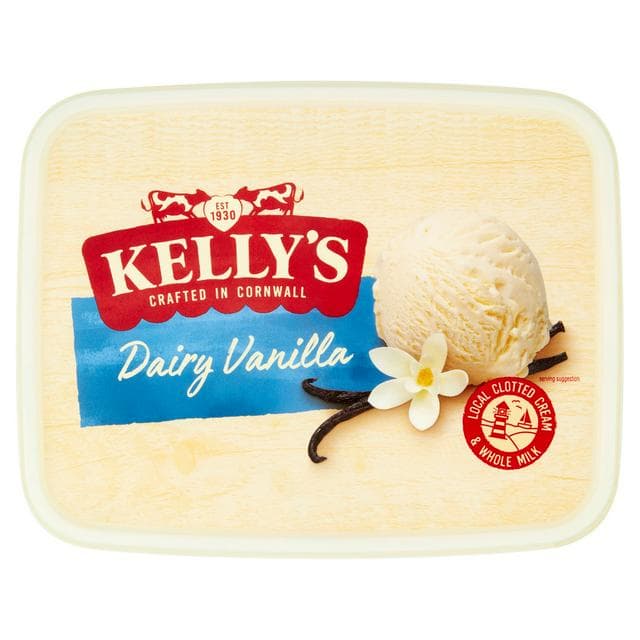 Kelly's Cornish Vanilla Dairy Ice Cream 2L - gallery image 1