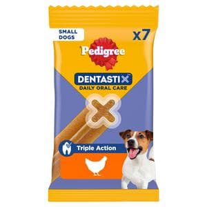 Pedigree Dentastix Daily Adult Small Dog Treats Dental Sticks x7 110g