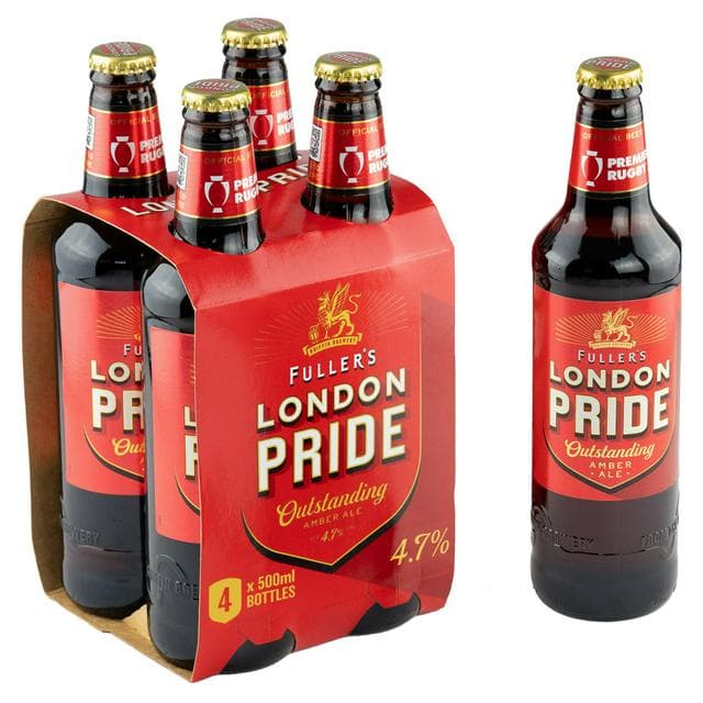 Fuller's London Pride 4.7% Amber Ale Beer Bottles 4x500ml - gallery image 1