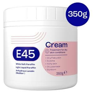 E45 Moisturiser Cream for Dry Skin & Eczema 350g