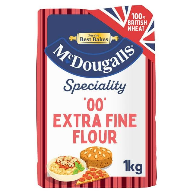 McDougalls 1kg Speciality '00' Extra Fine Pasta Pizza Plain Flour - gallery image 1