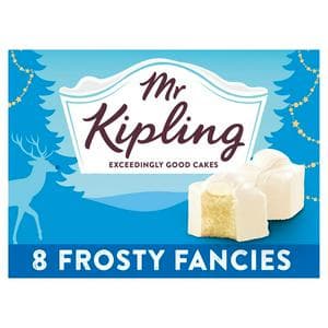 Mr Kipling 8 x Frosty Fancies Christmas Cakes