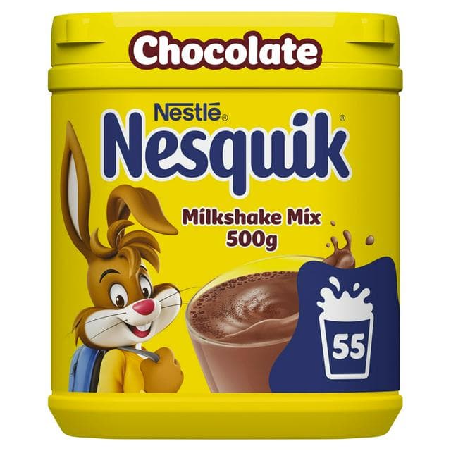 Nesquik Chocolate Flavoured Milkshake Powder 500g Tub - gallery image 1