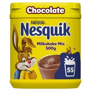 Nesquik Chocolate Flavoured Milkshake Powder 500g Tub