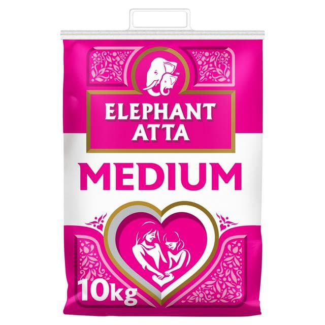 Elephant Atta 10kg Medium Chapatti Flour - gallery image 1