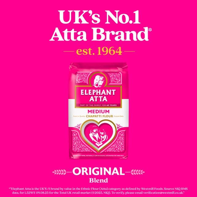 Elephant Atta 10kg Medium Chapatti Flour - gallery image 3