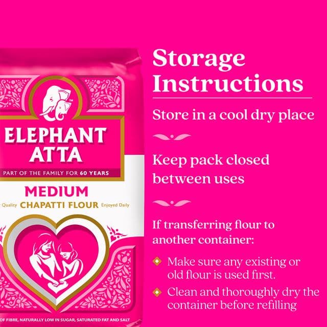 Elephant Atta 10kg Medium Chapatti Flour - gallery image 6