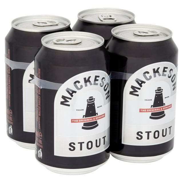 Mackeson Stout Beer Cans 4x330ml - gallery image 1