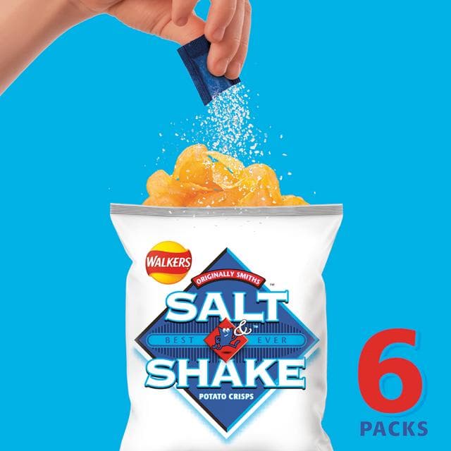 Walkers Salt & Shake Multipack Crisps 6x24g - gallery image 2