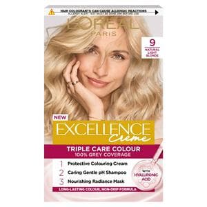 L'Oreal Paris Excellence Permanent Hair Dye Natural Light Blonde 9
