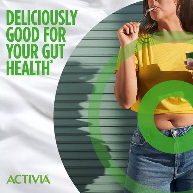 Activia Strawberry Gut Health Fruit Yoghurt Multipack 4 x 115g - gallery image 4
