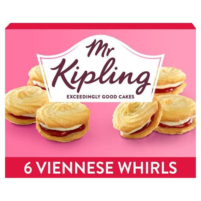 Mr Kipling Viennese Whirl Cakes x6 - gallery image 1