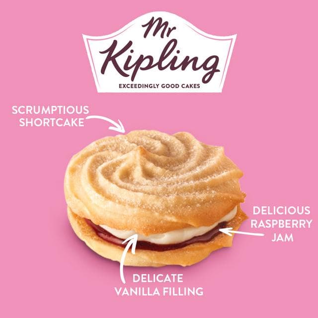 Mr Kipling Viennese Whirl Cakes x6 - gallery image 2