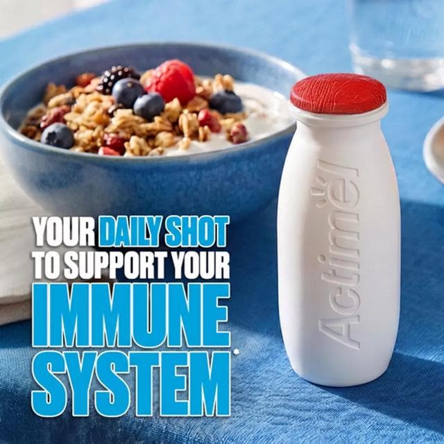 Actimel Strawberry Cultured Yogurt Drink 8x100g - gallery image 5