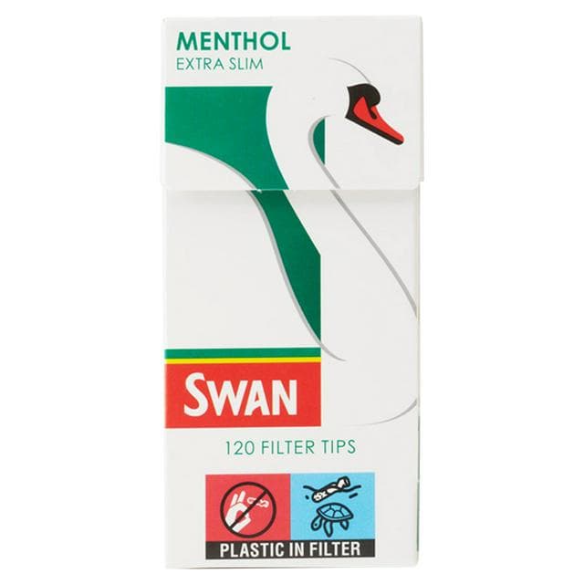 Swan Menthol Extra Slim Pre Cut Filter Tips x120 - gallery image 1