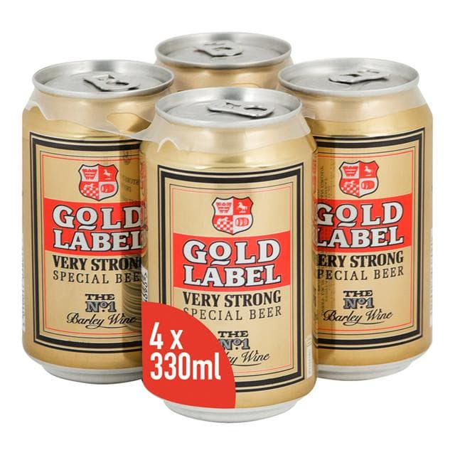 Gold Label Very Strong Special Beer 4x330ml - gallery image 1