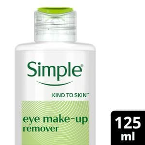 Simple Kind to Skin Eye Makeup Remover for Sensitive Skin 125ml
