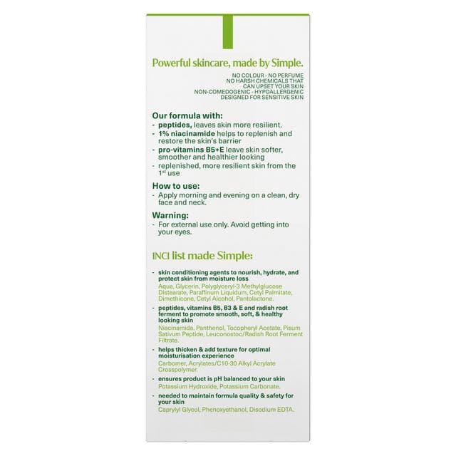Simple Kind to Skin Hydrating Light Face Moisturiser for Dry or Sensitive Skin 125ml - gallery image 6