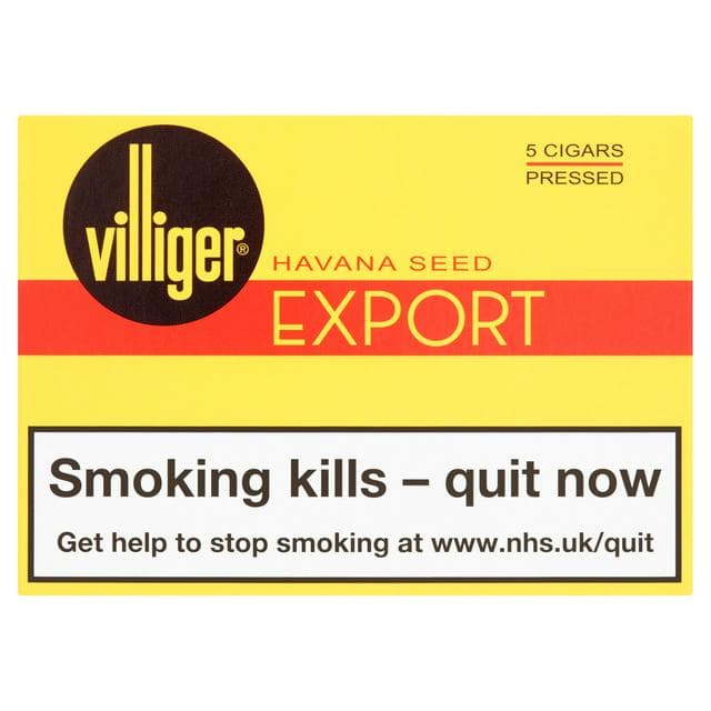 Villiger Export Pressed Cigars x5 - gallery image 1