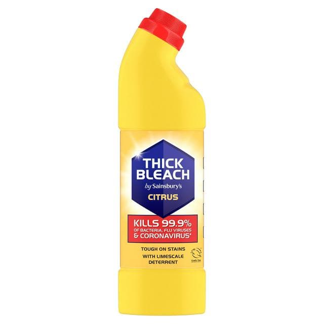 Sainsbury's Thick Bleach, Citrus 750ml - gallery image 1
