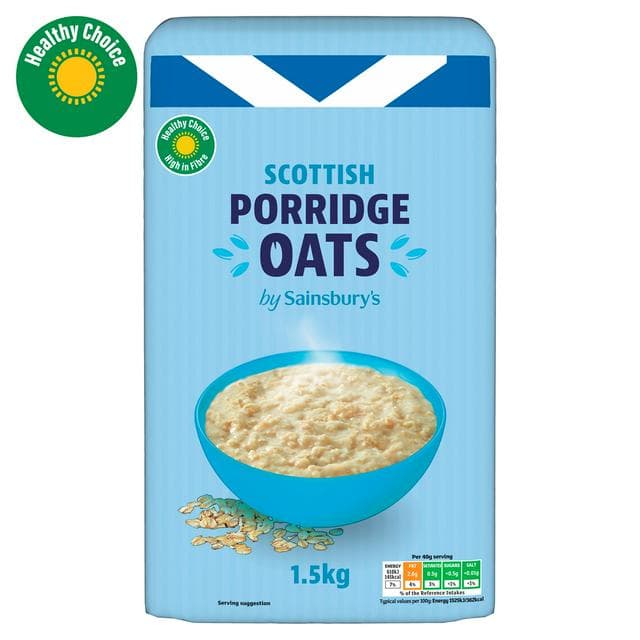 Sainsbury's Scottish Porridge Oats 1.5kg - gallery image 1