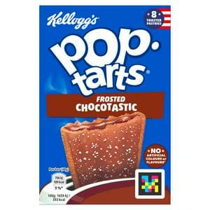 Kellogg's Pop Tarts Choctastic Breakfast Pastry Snack 8x48g