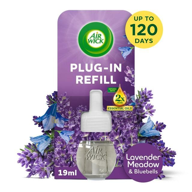 Air Wick Plug in refill, Lavender Meadow & Bluebells Air freshener, 19ml - gallery image 1