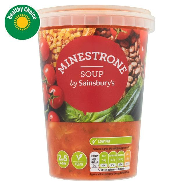 Sainsbury's Minestrone Soup 600g - gallery image 1