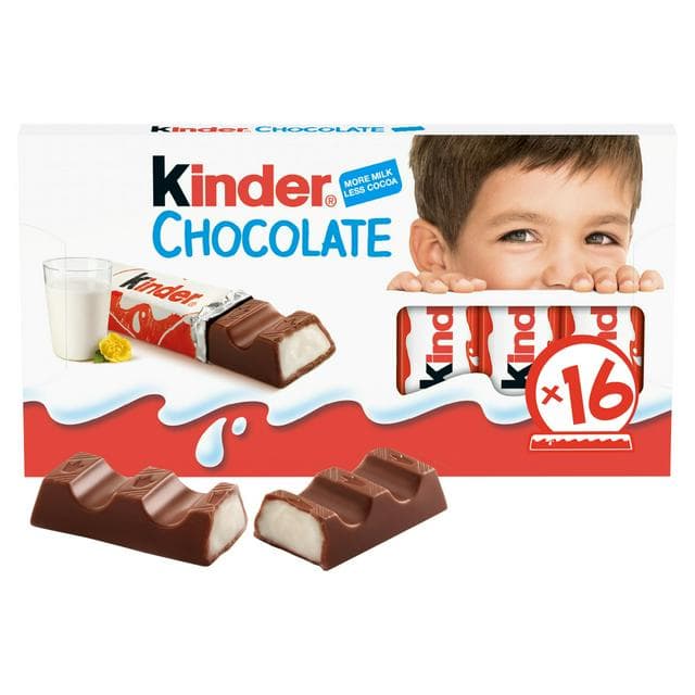 Kinder Chocolate Small Snack Bars Multipack 16x12.5g - gallery image 1