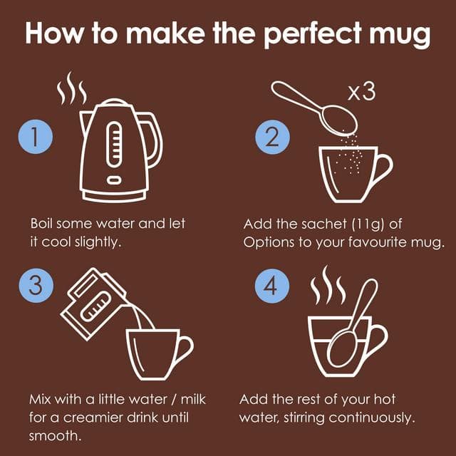 Options Instant Belgian Hot Chocolate Drink 11g - gallery image 5
