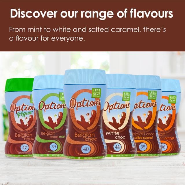 Options Instant Belgian Hot Chocolate Drink 11g - gallery image 6