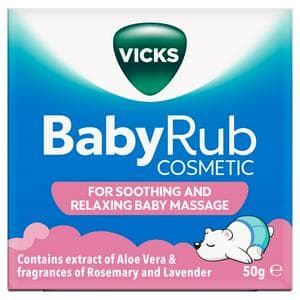 Vicks BabyRub ointment for soothing & relaxing baby massage Jar 50g