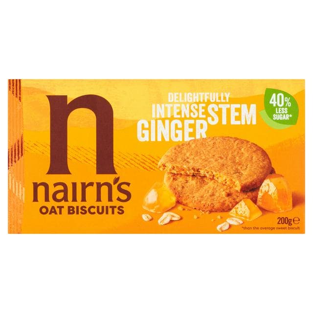 Nairn's Wheat Free, Ginger Biscuits 200g - gallery image 1
