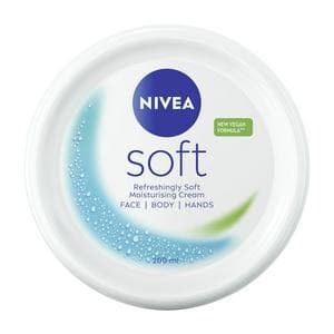 Nivea Soft Moisturiser for Face Hands & Body 200ml