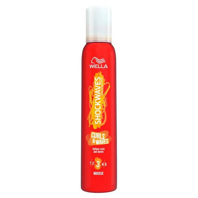 Wella Shockwaves 200ml Curls & Waves Mousse - gallery image 1