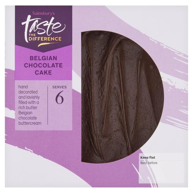 Sainsbury's Chocolate Cake, Taste the Difference 395g - gallery image 1