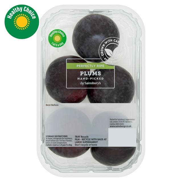 Sainsbury's Ripe & Ready Plums x5 - gallery image 1