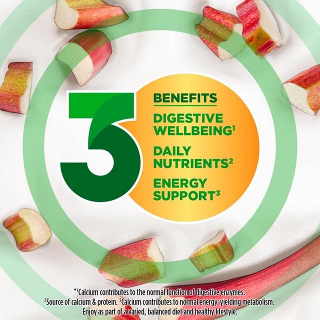 Activia Rhubarb Gut Health Fruit Yoghurt Multipack 4 x 115g - gallery image 3