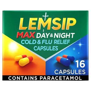 Lemsip 16 Max Day & Night Cold & Flu Relief Capsules