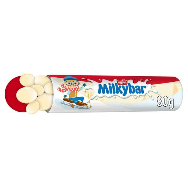 Milkybar 80g Buttons White Chocolate Giant Tube - gallery image 1