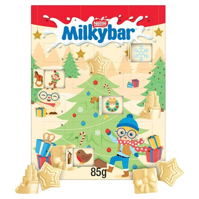 Milkybar White Chocolate Advent Calendar 85g - gallery image 1